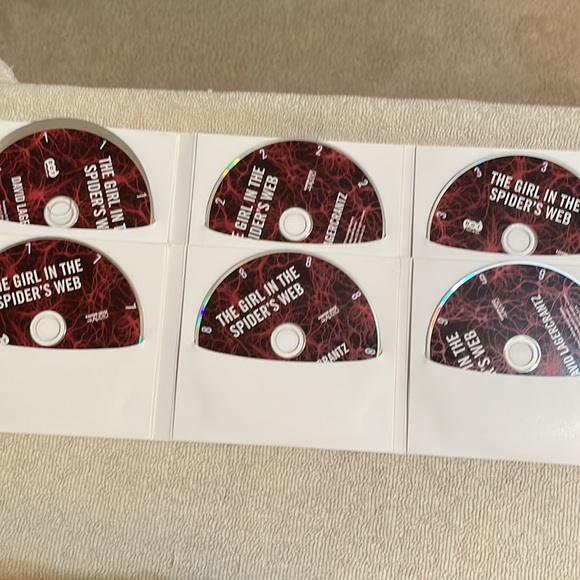 🦋2/$10    The Girl in the Spider’s Web #4 in the Millennium Series/ Book on CD - Picture 3 of 4